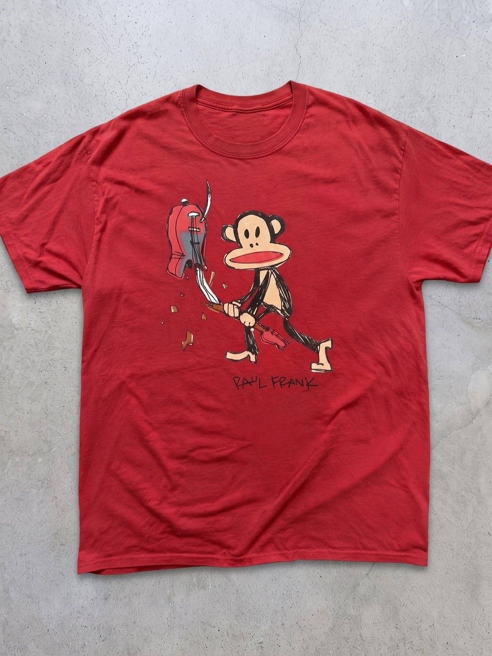 Paul Frank Red Julius Monkey Smash
Graphic Tee